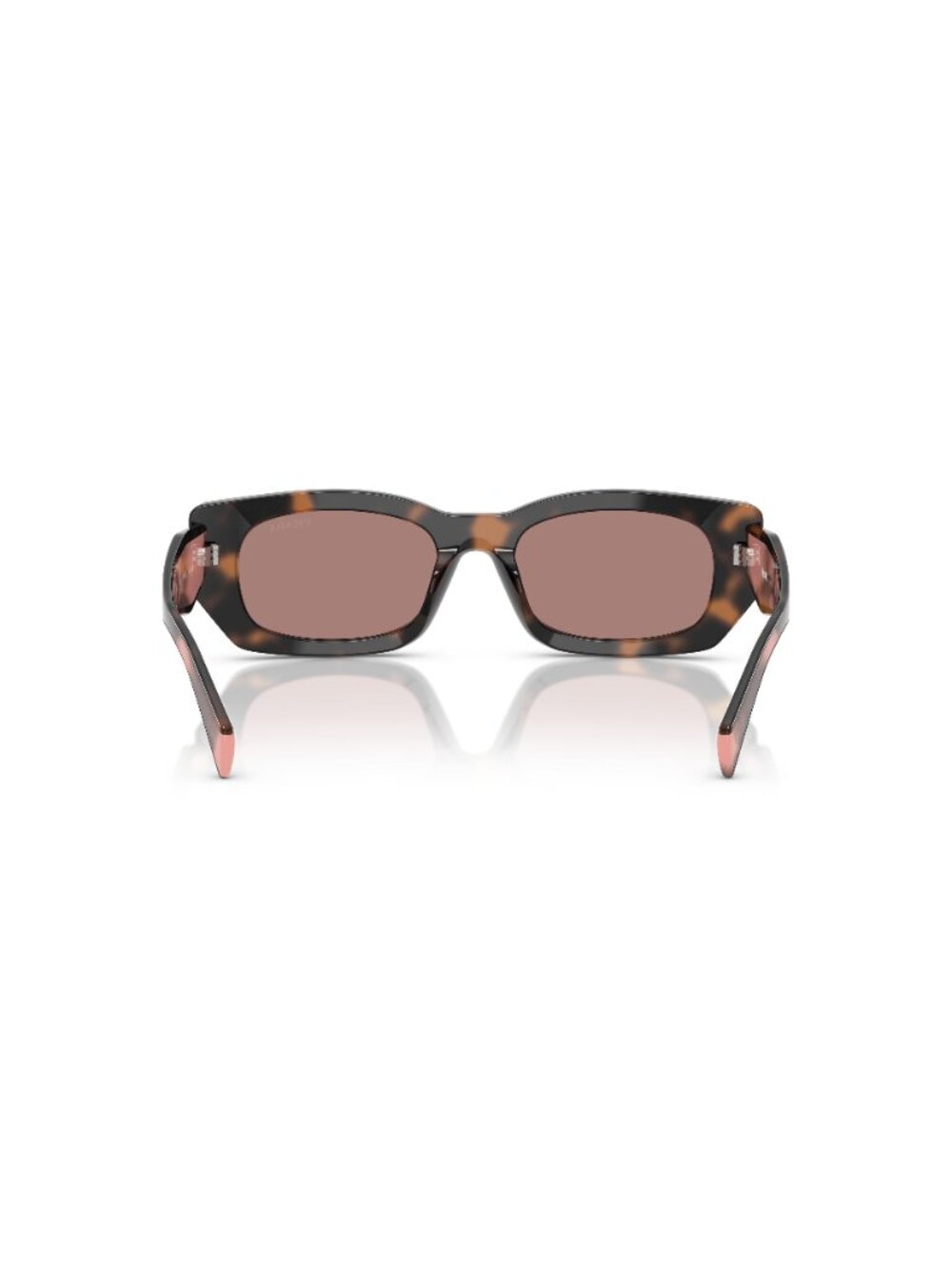 New Prada Women's Sunglasses Multicolor Butterfly Brown Lens Acetate Frame PR 53 - Picture 3 of 4